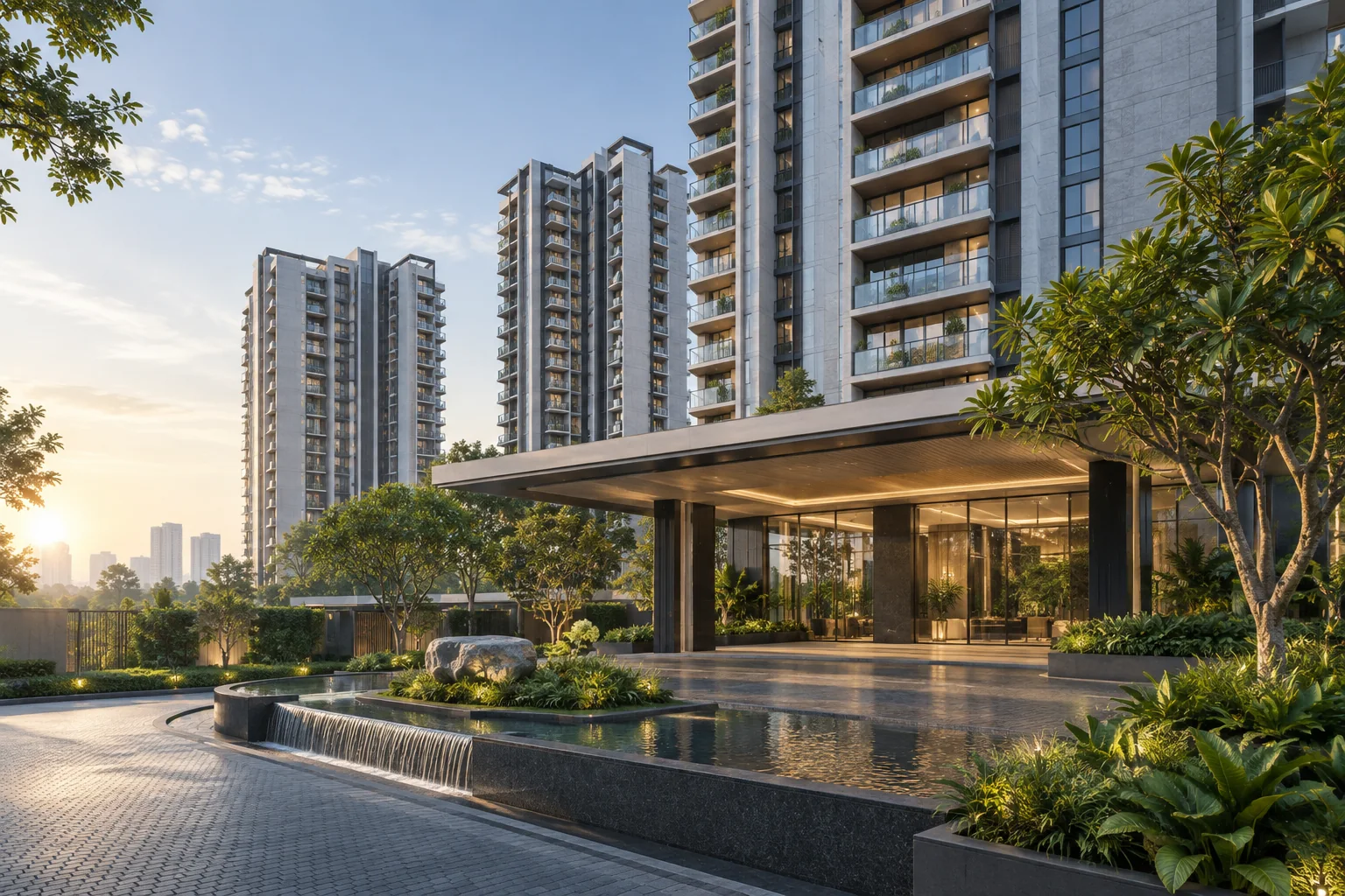 Contemporary premium apartment community